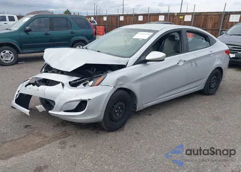 2014 Hyundai Accent Gls z USA, uszkodzony, nr VIN KMHCT4AE2EU668562